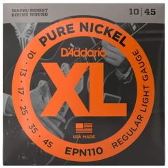 D-Addario EPN110 Pure Nickel 10-45 Regular Light
