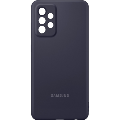 Qoruyucu örtük Samsung A72 Silicone Cover Black-EF-PA725TBEGRU