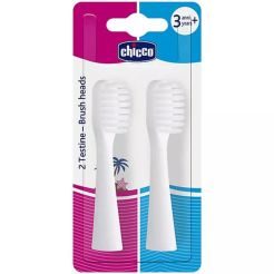 Elektrikli diş fırçası üçün başlıqlar Chicco 3+ 00008546100000 (2 əd)