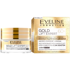 Крем для лица Eveline Gold Lift Expert омолаживающий 60+ 50мл
