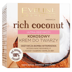 Üz kremi Eveline Rich Coconut multi qidalandırıcı 50ml