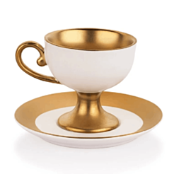 Набор кофейных чашек Schafer Premium Touch 4 пр. Белый 8699131762158