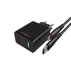 Euroacs Charger USB QC+Cable Mirco USB / ECH-MG545
