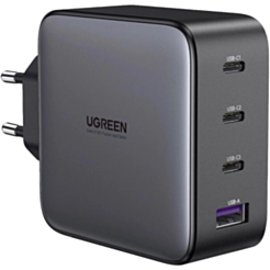 Ugreen Gan charger USB-A+3xUSB-C, 100W BLACK / CD226-40747