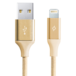 Ttec Alumicable Lightning Charge/Data Cable Gold MFI / 2DKM02A