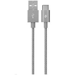 Ttec AlumiCable Type C 2.0 Charge/Data Cable Space Grey 2DK18UG 