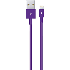TTEC Lightning USB Charge/Data Cable Purple / 2DK7508MR