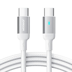 Joyroom Cable A10 Nylon USB to USB-C 1.2 m White / S-CC100A10