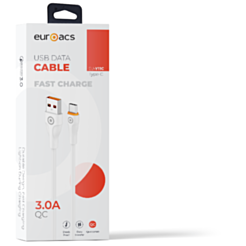 Euroacs Type-C Cable 60W White / EU-Y11C