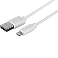 2E Cable USB to Lightning 1M White / 2E-CCLPVC-1MWT