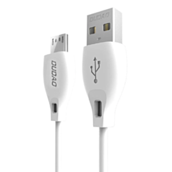 Dudao Micro USB Cable 1m 2.4A White / L4M