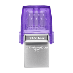 Kingston 128 GB Flash USB Data Traveler Micro DUO 3C 200MB/S Dual USB-A + USB-C DTDUO3CG3