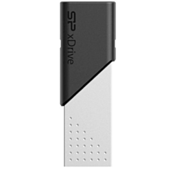 Silicon Power Xdrive Z50 32 GB Flash Drive Lightning for iPhone/USB 3 Silver SP032GBLU3Z50V1S-N