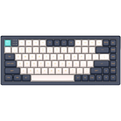 Gaming Keyboard Dark Project KD83A İvory/Navy Blue G3M3 Mech RGB / DPP83_GSH_NAVY_ANSI_UA