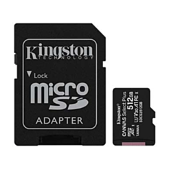 Kingston 128 GB SDXC Canvas Plus 100R A1 C10 Card + Adapter SDCS2