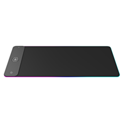 Porodo Gaming Mousepad With 15W Wireless Charger RGB Black / PDX115-BK