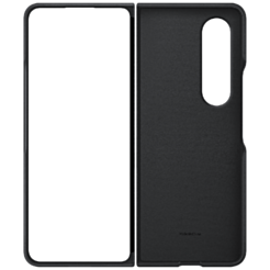Samsung Z Fold4 Leather Cover Black EF-VF936LBEGRU