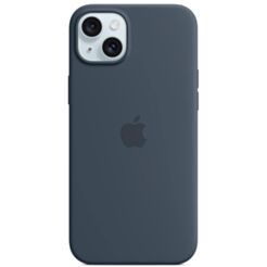 Qoruyucu örtük iPhone 15 Plus Silicone W/Magsafe Storm Blue MT123ZM/A