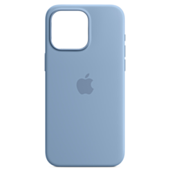 Чехол iPhone 15 Pro Max Silicone W/MagSafe Winter Blue MT1Y3ZM/A