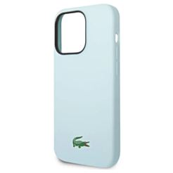 Защитный чехол Lacoste MagSafe Silicone iPhone 15 Pro - Blue / LCHMP15LSLOLB