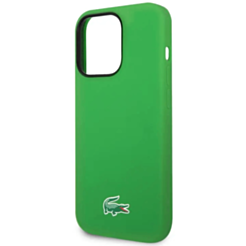 Защитный чехол Lacoste MagSafe Silicone iPhone 15 Pro - Green / LCHMP15LSLON