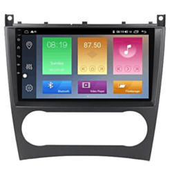 Android Car Monitor King Cool T18 3/32 GB DSP & Carplay for Mercedes C-Class W203 2005-2008