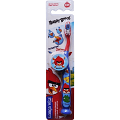 Longa Vita Angry Birds детская зубная щётка синий 