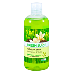 Duş üçün krem-gel Fresh Juice lemongrass və vanil 500ml 4823015933813