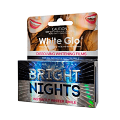 Отбеливающие полоски для зубов White Glo Bright Nights №6 9319871000844