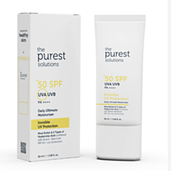 Крем для лица The Purest Solutions защита от солнца SPF50+ и увлажняющий крем 50мл 8682773091335