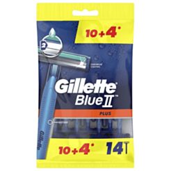 Бритвы одноразовые для мужчин Gillette Blue II Plus 14 шт 7702018466979
