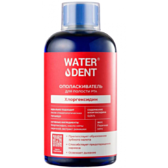 Жидкость для ирригатора и ополаскиватель для полости рта Waterdent Хлоргексидин 500ml 4605370015492