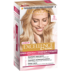 Краска для волос L'Oreal Excellence Светло-русый 9 3600523781195