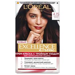 Saç boyası L'Oreal Excellence Şokolad 4.15 3600523781287
