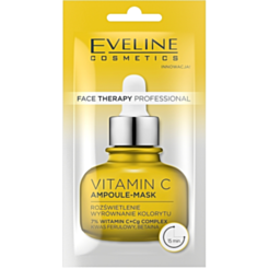 Маска для лица Eveline Face Therapy отбеливающая с витамином С 8 мл 5903416047483