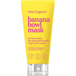 Маска для лица Miss Organic Banana Bowl экстра питательная 50 мл 4660205477098
