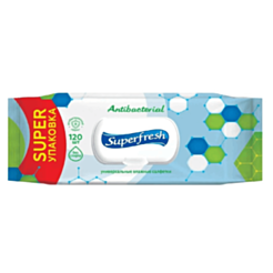 Антибактериальные влажные салфетки Superfresh 120 əd 4823071642285