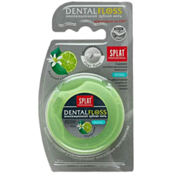 Зубная нить Splat Professional Dental Floss Антибактериальная бергамот и лайм 30 метров 4603014001771