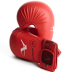 Arawaza перчатки для карате красный M 530977