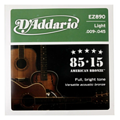 D-Addario EZ890 85/15 Bronze 9-45 Super Light