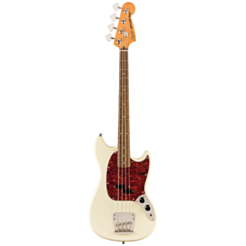 Elektrikli Akustik Gitara Vibe 60S Mustang Bass(Laurel Fingerboard,Olympic White)
