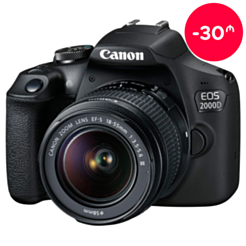Фотоаппарат Canon Eos 2000D Kit 18-55
