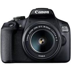 Fotoaparat Canon EOS 2000D EF-S 1855IS+SB130+16GB