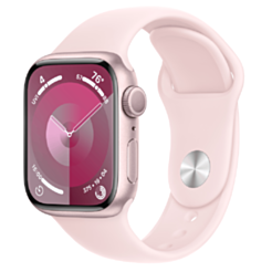 Apple Watch 9 41 mm Pink Aluminium Case - Pink Sport Band M/L