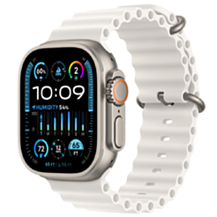 Apple Watch Ultra 2 49 mm Titanium W/White Ocean Band/MREJ3RB/A