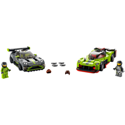 LEGO Speed Aston Martin Valkyrie AMR Pro and Aston Martin Vantage GT3 76910