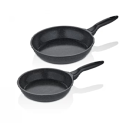 Набор сковородок TAÇ Gravita Cast Pan 24-28 см Black 3594  