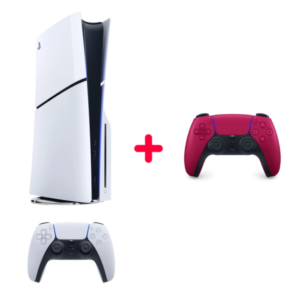 Oyun konsolu PlayStation 5 Slim 1 TB 1000049742 + DualSense Cosmic Red