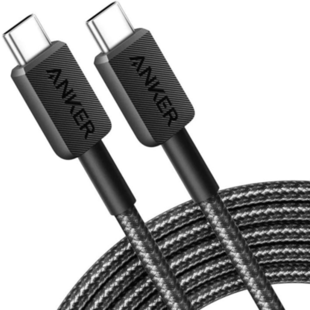 Naqil Anker 322 USB-C to USB-C A81F7 Black