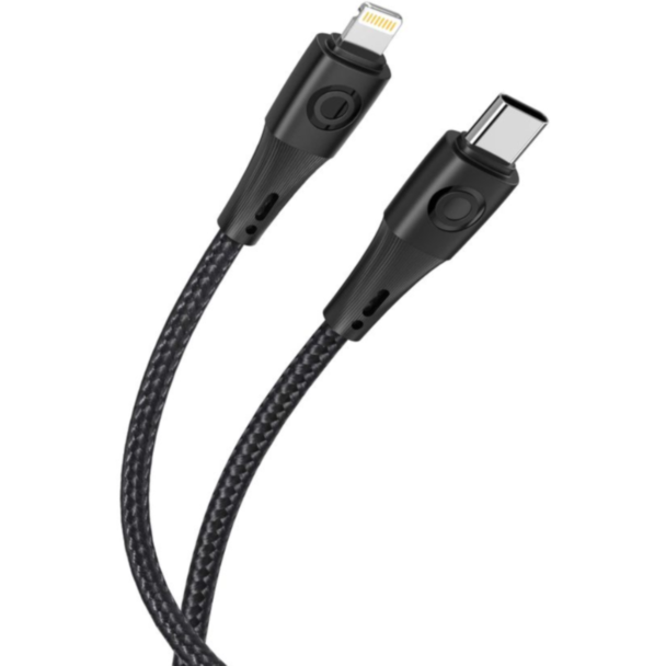 Naqil Euroacs EU-Y12 Braid USB Type-С to Lightning 1 m 27W ACHRKA440400 Black